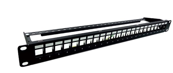 Patch panel Empty 24-port LS CAT6A (LS-PP-C6A-24P-E1-ECO)