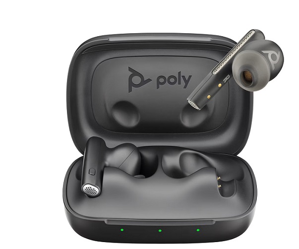 Poly Voyager Free 60 Carbon Black Earbuds +Basic Charge Case (7Y8M2AA)