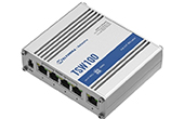 Thiết bị mạng Teltonika | 5-port Gigabit Ethernet Industrial PoE Switch Teltonika TSW100