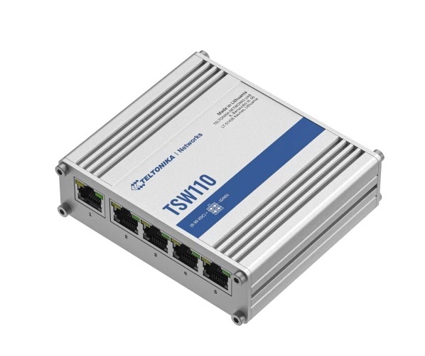 5-port Gigabit Unmanaged Ethernet Switch Teltonika TSW110