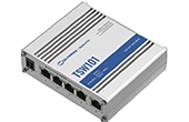 Thiết bị mạng Teltonika | 5-port Gigabit Ethernet Industrial PoE Switch Teltonika TSW101