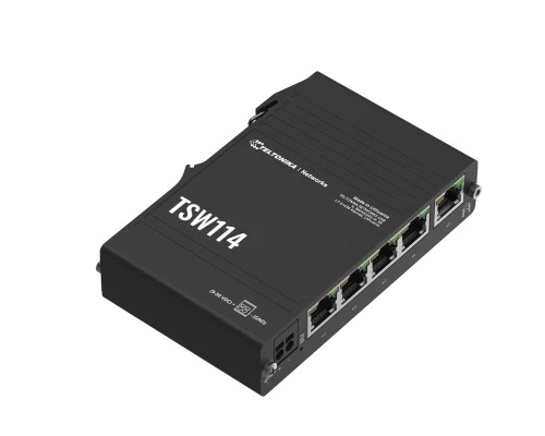 5-port Gigabit Ethernet Industrial Switch Teltonika TSW114