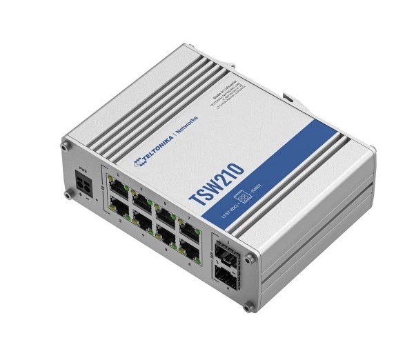 8-port Gigabit Ethernet Industrial Switch Teltonika TSW210