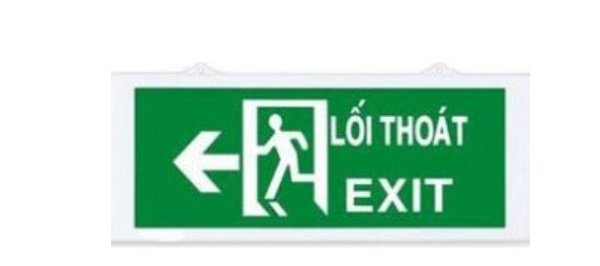 Đèn chỉ dẫn thoát hiểm Exit 1 mặt YongJin - SIEU THI VIEN THONG