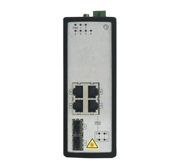 4 Port Gigabit Unmanaged Industrial PoE Switch HIKVISION DS-3T0506P