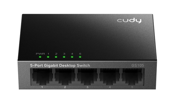 5-Port Gigabit Unmanaged Switch CUDY GS105D