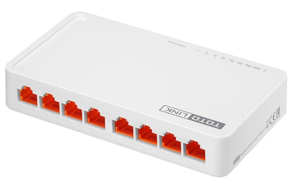 8-Port 10/100Mbps Desktop Switch TOTOLINK S808-V5