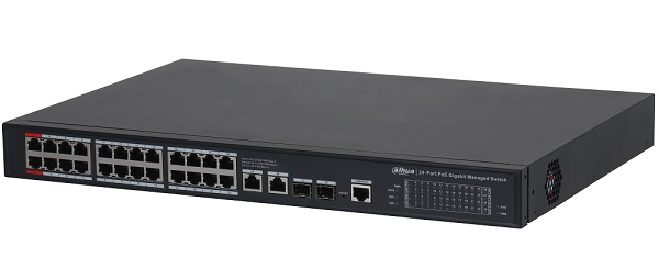 28-Port Gigabit Managed Desktop PoE Switch DAHUA DH-S4228-24GT-240