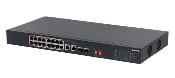 16-Port PoE Unmanaged Desktop Switch KBVISION KX-CSW16-PFL2