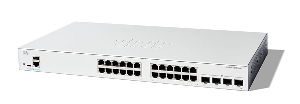 24-Port GE + 4-Port 1G SFP Switch CISCO C1300-24T-4G