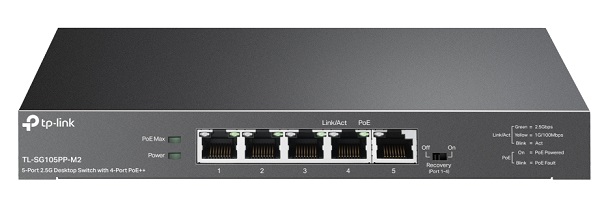 5-Port 2.5G Desktop Switch TP-LINK TL-SG105PP-M2