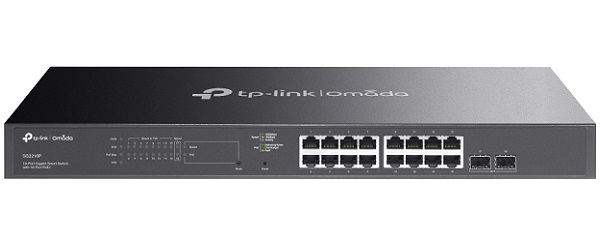 Omada 18-Port Gigabit with 16-Port PoE+ Smart Switch TP-LINK SG2218P