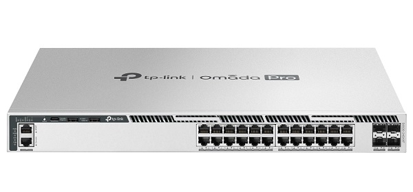 Omada Pro 24-Port Gigabit with 4 10G Slots Stackable L3 Managed Switch TP-LINK S6500-24G4XF