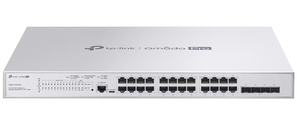 Omada Pro 24-Port PoE+ Gigabit with 4 SFP+ Slots Managed Switch TP-LINK S5500-24GP4XF