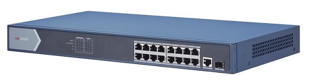 16-Port Gigabit Unmanaged PoE Switch HIKVISION DS-3E0518P-E