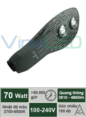 Đèn đường LED 70W VinaLED ST-D70H