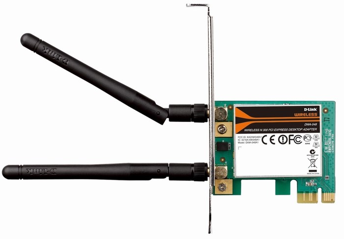 Wireless N300 PCI Express Adapter D-LINK DWA-548 - SIEU THI VIEN THONG