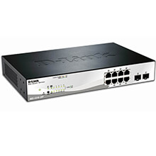8-Port PoE Gigabit Smart Switch D-Link DGS-1210-10P