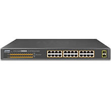 24-port GE PoE Switch PLANET GSW-2620HP