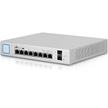 8-Port Switch PoE Gigabit 24V 802.3af/at UniFi US-8-150W