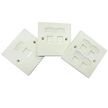 4-port Faceplate British Mode LS (LS-FP-SF-4)