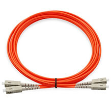 SC-SC OM2 50/125 Multimode Duplex Fibre Patch Cable VIVANCO VCFCSCDPM2LS3