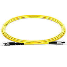 ST/PC-FC/PC OS2 Single Mode Simplex Fibre Patch Cable VIVANCO VCFCTFSPS2LS3