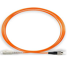 SC/PC-FC/PC OM3 Multimode Simplex Fibre Patch Cable VIVANCO VCFCSFSPM3LS3