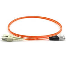 SC/PC-FC/PC OM2 Multimode Duplex Fibre Patch Cable VIVANCO VCFCSFDPM2LS3