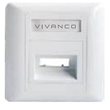 Angled Optical Fibre Faceplate VIVANCO VCFP7042