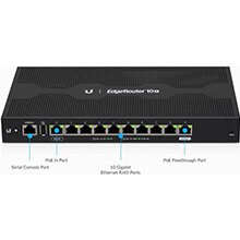 10-Port Gigabit Ethernet RJ45 Ubiquiti EdgeRouter 10X