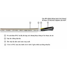 Cáp điều khiển không lưới 8 lõi CT-500 Altek Kabel CT-10758