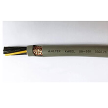 Cáp điều khiển có lưới 10 lõi SH-500 Altek Kabel SH-17510