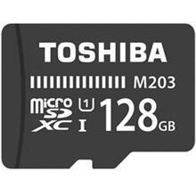 Thẻ nhớ Toshiba 128GB MicroSD EXCERIA M203 UHS-1 Class 10 (R100)