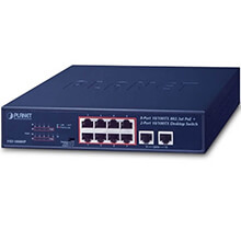 8-Port 10/100TX PoE Desktop Switch PLANET FSD-1008HP