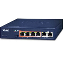 4-Port 10/100TX PoE Switch PLANET FSD-604HP
