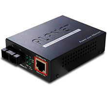100Base-FX to 10/100Base-TX PoE Media Converter PLANET FTP-802