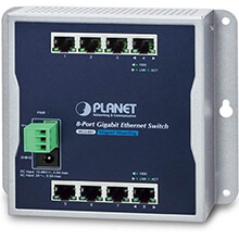 8-Port GE Wall-mount Switch PLANET WGS-803