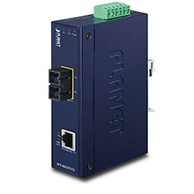 10/100Base-TX to 100Base-FX Industrial Media Converter PLANET IFT-802TS15