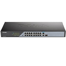 16-Port FE PoE Unmanaged Switch D-Link DSS-100E-18P