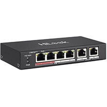 4-Port 100M Unmanaged PoE Switch HILOOK NS-0106P-35