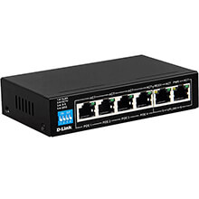 4-Port GE PoE Switch D-Link DGS-F1006P-E