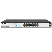 16-Port GE PoE Switch D-Link DGS-F1018P-E