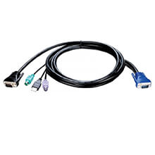1.8m PS2 KVM cable for KVM-440/450 switch D-Link KVM-401