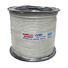 Cáp đồng trục RG6 (5C-FB) lõi CCS 80 sợi màu trắng SINO RG6/5C-FB/CCS/80/SP/TR