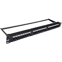 Patch Panel 24P Unshielded Cat5e LS-PP-UC5E-24P-WM-EC