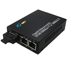 2-port GE Switch G-NET G-UES-1GX2GT-SC20