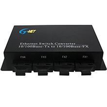 4-port 10/100Base-TX Switch G-NET G-UES-4FX4TX-SC20A/B