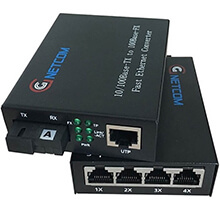 Bộ chuyển đổi quang điện 10/100Mbps GNETCOM GNC-1111S/GNC-1114S
