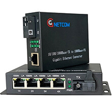 Bộ chuyển đổi quang điện 10/100Mbps GNETCOM GNC-2111S/GNC-2114S